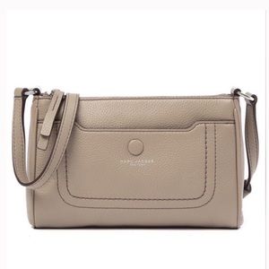 NWT Marc Jacobs Empire City Crossbody Handbag in Sandstone Leather